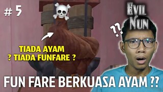 SELESAIKAN CABARAN DI FUN FARE BERKUASA AYAM ??!! EVIL NUN: HORROR AT SCHOOL MALAYSIA #5