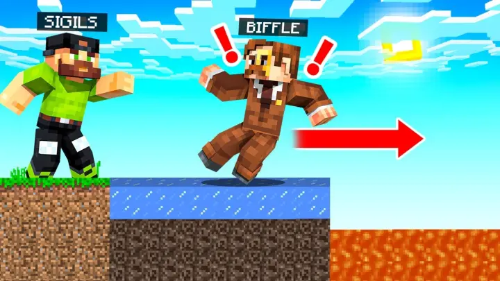 Trolling Biffle with a Cheater Map in Minecraft