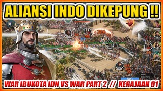 WAR EPIK ALIANSI INDO IDN VS INTER WAR PEREBUTAN IBU KOTA AGE OF EMPIRES PART 2