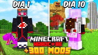 MINECRAFT HARDCORE pero instale TODOS los MODS que EXISTEN!✌ - PARTE 1