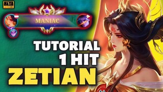 Maniac Build Zetian Tersakit 2025 - Zetian (New Hero) Gameplay Mobile Legends
