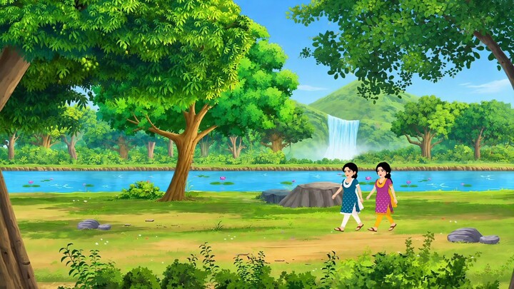 কৃষকের তিন মেয়ে।।বাংলা নতুন কার্টুন।