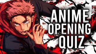 GUESS THE ANIME OPENING QUIZ (2021 EDITION)