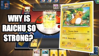 *DESTROYED MY OPPONENT USING RAICHU* Pokemon TCG Online Gameplay (PTCGO)