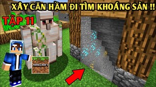 Tập 11 | MINECRAFT PE ĐẠI DỊCH ZOMBIE | Xây Hầm Đi Tìm Khoáng Sản..!!