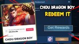 FREEEE SKIN! ACCESS TIKTOK TREATS CHOU DRAGON SKIN TREATS CODE! | Mobile Legends 2020