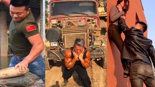 การฝึกความแข็งแกร่ง ความแข็งแกร่งของมนุษย์ไม่มีขีดจำกัด -  China 3