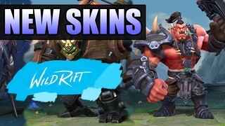 NEW SKINS IN WILD RIFT CLOSED BETA