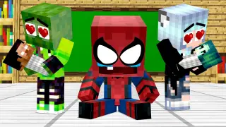 Monster School : Dream Baby Zombie Becomes Superhero Spiderman Because Dad - Minecraft Animation