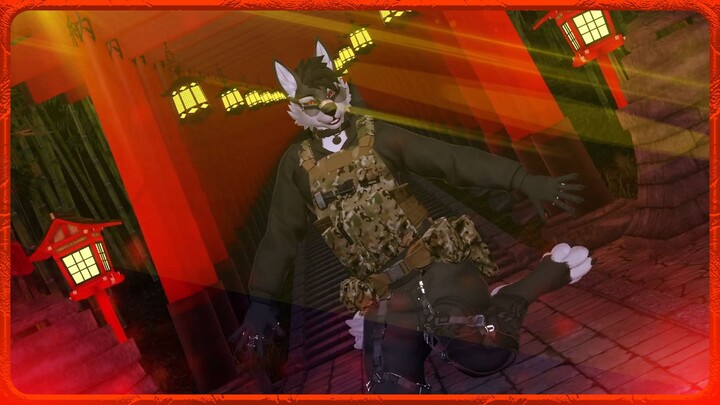 🐺 Роско исполняет【MMD】マーシャル・マキシマイザー / YYB式初音ミク