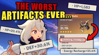 The WORST Artifacts I’ve ever seen… | Genshin Impact