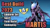 Martis Best Build 2023 | Top 1 Global Martis Build | Martis - Mobile Legends | mlbb