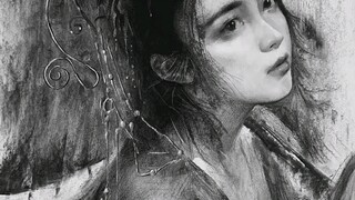 Mỹ nữ phong cách cổ trang do thầy Bạch Lộc vẽ, đẹp quá!