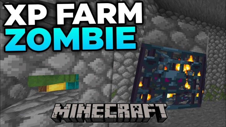 Cara membuat Xp Farm Zombie yang unik & gampang!! - Build Minecraft