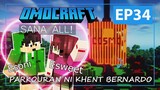 OMOCRAFT EP 34 - PARKOURAN NI KHENT FT. ESWEET (Minecraft Tagalog)