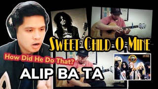 ALIP BA TA |SWEET CHILD O MINE (GUN's N ROSES) cover | SWEET CHILD OF MINE |REACTION