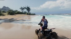 Quad Yamaha raptor 700 in Dakar Desert Rally. Orlenteam