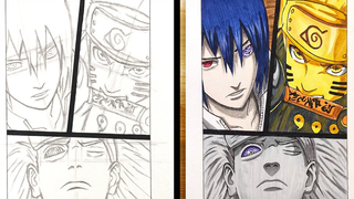 How and Draw Naruto Sage x Paths ซาสึเกะ มาดาระ- "Naruto Shippuden"