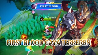 FIRST BLOOD GAYA TERKEREN