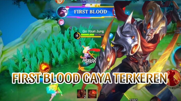 FIRST BLOOD GAYA TERKEREN