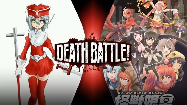 (生死决斗)红超人娘VS怪兽娘全体