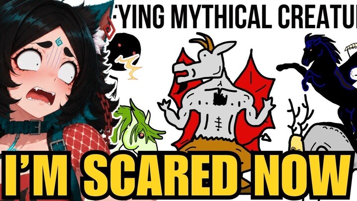 【反应】全球恐怖神话生物大集合！夫妻档被吓到尖叫 Jersey Devil太离谱