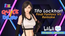 Quick Draw Tifa Lockhart (Final Rantasy VII Remake) Speed Painting Time