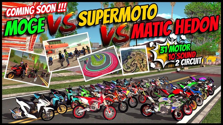 🔥 31 MOTOR ❗ MODPACK MOGE MATIC SUPERMOTO HEDON GTA SA LITE ANDROID TERBARU 2023 / MANDALIKA CIRCUIT