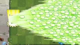 PvZ 2 100 tanaman vs. 100 zombie - Setiap tanaman di level tertinggi vs. 100 zombie sepak bola mekan