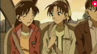 Xiaolan and Shinichi quarreled, and Kazuha was caught in the middle, so embarrassed. Uncle Maori is 