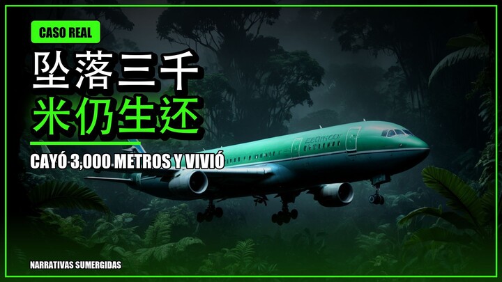 CAYÓ 3,000 METROS Y VIVIÓ 坠落三千米仍生还