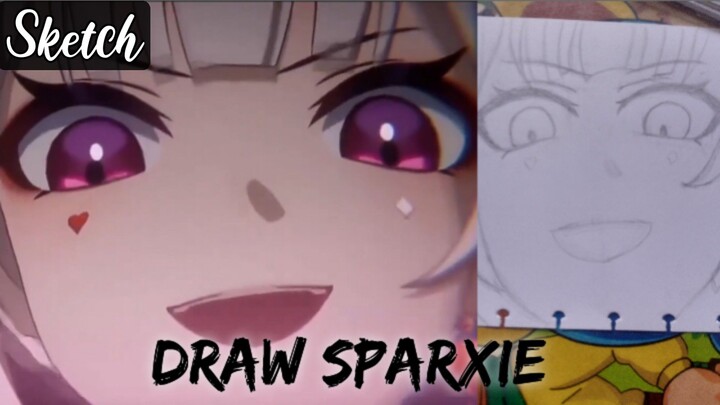 Karakternya Seperti Tidak Asing.. 🤔 | Draw Sparxie (Sketch)