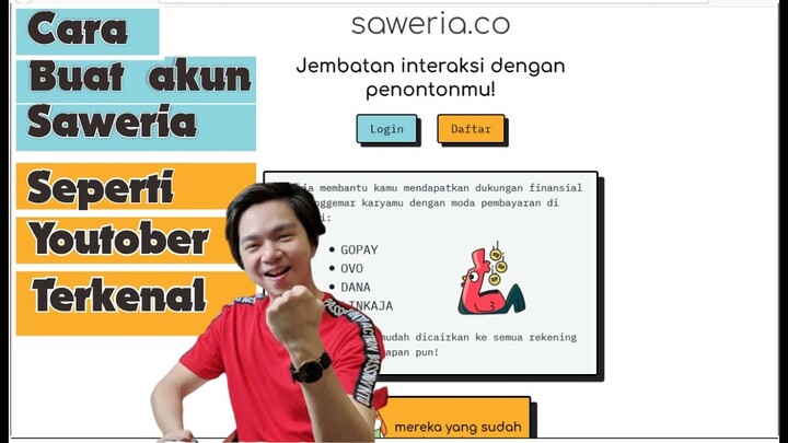 CARA MEMBUAT AKUN SAWERIA