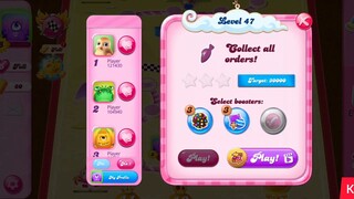 CANDY CRUSH SAGA LEVEL 47 (NEW VERSION)