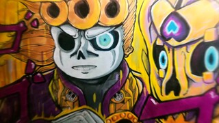 Golden Wind Joseph Jobana sans!!! Hand drawn