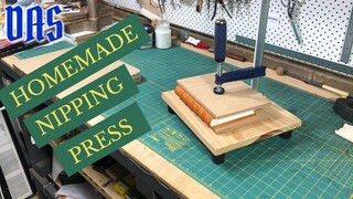 Homemade Nipping Press // Adventures in Bookbinding