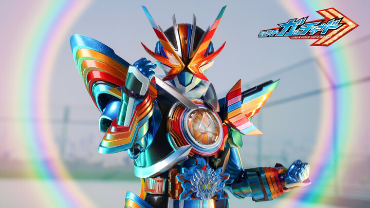 ‍【Light display】DIY version of Kamen Rider Rainbow Gotchard Rainbow Gotchard Final Form SHF Modifica