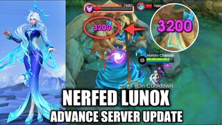 NERFED LUNOX AND THE QUEEN IS COMING! | advance server update patch 1.8.52