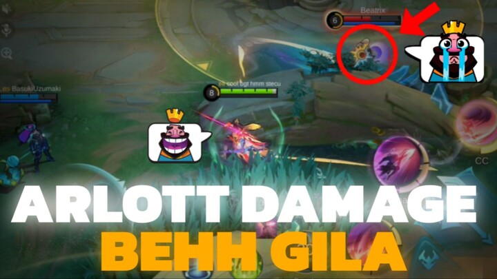 Pake Arlott Damage Musuh Auto Nangis😱❗❗