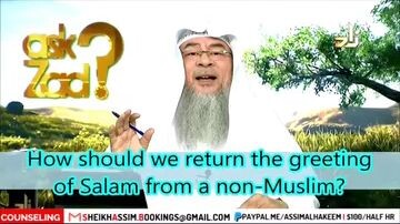 replysalam of non Muslim