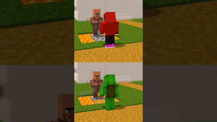 JJ vs Mikey / Good deeds vs Bad deeds - Minecraft Animation #shorts #maizen #minecraft