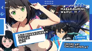 Penjelajahan Labirin  Bareng 2 NpC Cantik 😱🔥|| Sword art Online Integral Factor