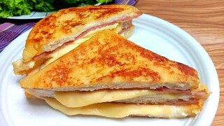 VERY EASY MONTE CRISTO SANDWICH RECIPE // CHUBBYTITA