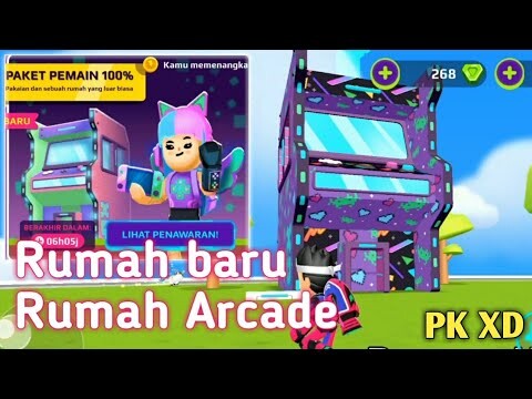 Terbaru mereview rumah Arcade di PK XD update terbaru Versi .0.36.0