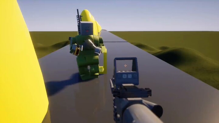 เกมเลโก้: ยักษ์บุกทะลุกำแพงเมืองสูง 100 เมตร และกลับไปที่สำนักงานใหญ่ในช่วงเวลาวิกฤติเพื่อขับรถบรรทุ