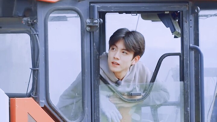 High EQ and hardworking—most importantly, he can drive a harvester!