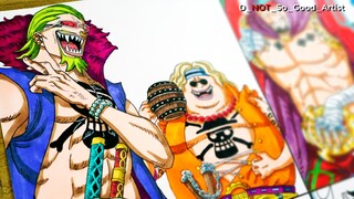 [ PART 4 ] Drawing the Straw Hat Grand Fleet & Allies 21 Yrs. Later | One Piece X Arrtx Brush Pens