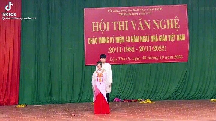 múa 20/11 trường trung học thị trấn sao vàng.bài Hồn Thiêng Đất Việt