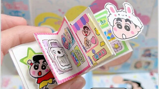 蜡笔小新逛街豆豆本🌈迷你手工