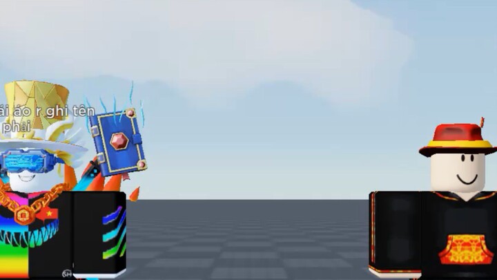 tôi và bạn chơi roblox nhưng có j đó sai sai
